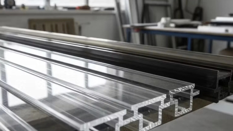 High quality electric shutter clear and smoked polycarbonate blade